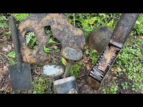 Видео: Новые находки с Синявинских болот / New finds from the Sinyavino swamp.