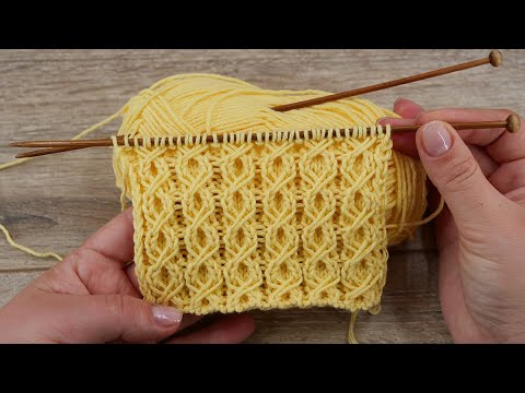 Видео: Узор восьмерка – узор спицами ⛄ knitting pattern
