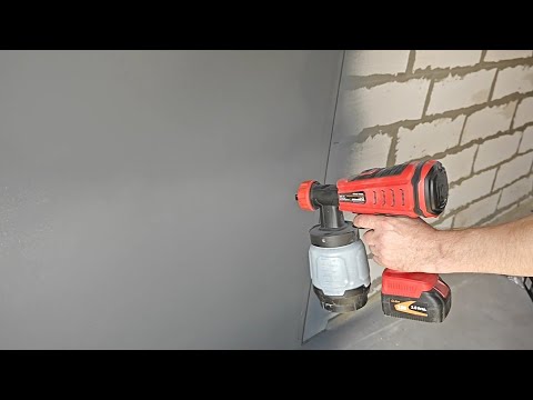 Видео: як правильно фарбувати акумуляторним фарбопультом GTM SG18/700BL інструкція для малярів