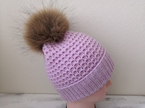 Видео: Вяжем шапку спицами. Подробный мастер класс с расчетами на несколько размеров.