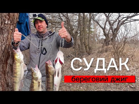 Видео: Почалося скажений жор судака на Дніпрі береговий джиг