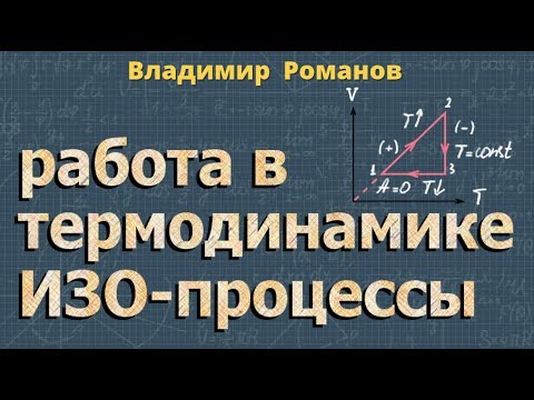 Видео: мкт РАБОТА В ТЕРМОДИНАМИКЕ внутренняя энергия идеального газа