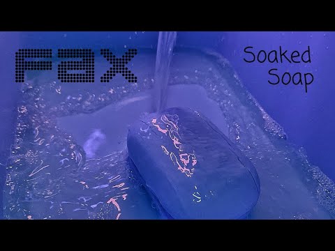 Видео: ASMR SOAP FAX Soaked Soap АСМР Размокшее Мыло #asmr