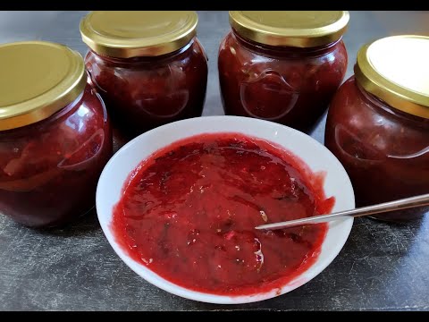 Видео: ТКЕМАЛИ ИЗ КРАСНОЙ АЛЫЧИ. ГРУЗИНСКАЯ КУХНЯ/Tkemali sauce/Tkemali-saŭco/Tkemali-Sauce