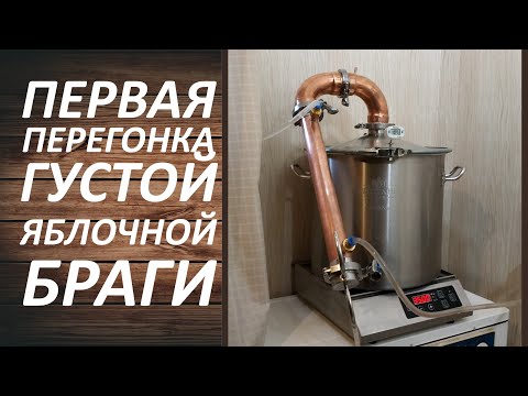 Видео: Первая перегонка яблочной браги. Как перегнать густую брагу?