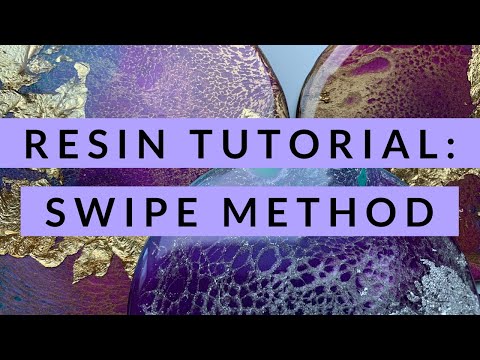 Видео: Мастер-класс по работе со смолой: метод прокрутки, лёгкое плетение и ячейки, этот метод создаёт э...