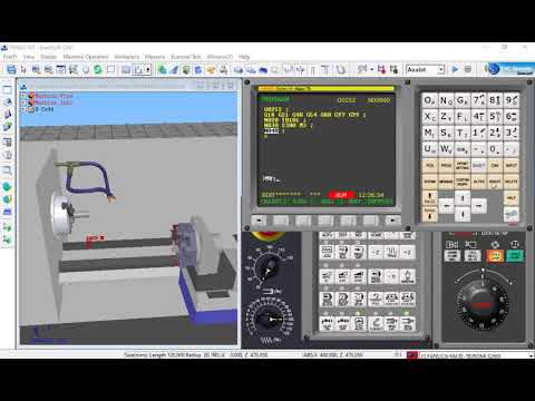 Видео: SSCNC. Fanuc 0iT. ч.2. Цилиндрическая наружная проточка. Прописываем в ручную.
