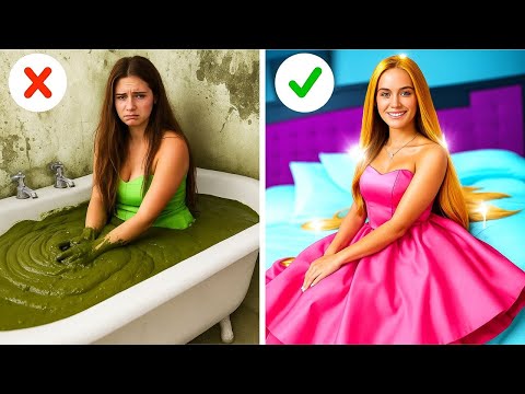 Видео: Челлендж: Роскошь VS Банкрот! 👑✨ Гаджеты & Сумасшедшие Лайфхаки