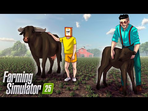 Видео: ПАША РЕШИЛ РАЗОБРАТЬСЯ С КРЕДИТОМ И ТЕПЕРЬ МЫ РАЗВОДИМ БУЙВОЛОВ В FARMING SIMULATOR 25