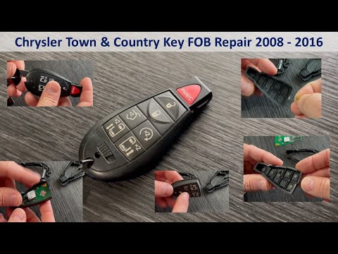 Видео: Дешевый ремонт брелока для Chrysler Town & Country, Dodge, Jeep. 2008 - 2016.