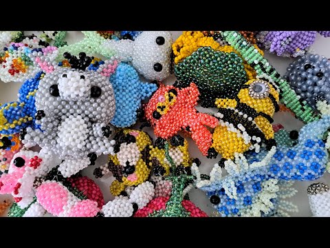 Видео: ✨️обзор на мои амигуруми из бисера✨️