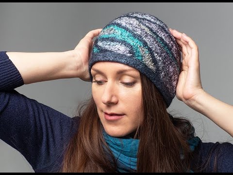 Видео: Валяная шапочка Новая планета - Мастер-класс