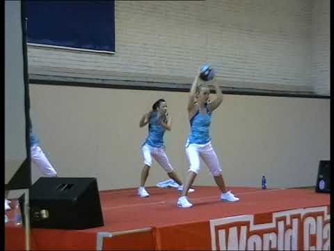 Видео: Аэробика - MIX разные виды спорта. Фитнес конвенция