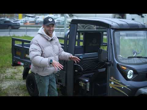 Видео: ДО 1 ТОННИ Вантажний трицикл ARMADA F250cm3 (З КАБІНОЮ)