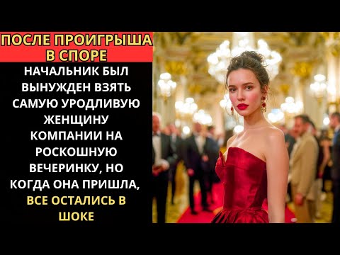Видео: После спора начальник повёл САМУЮ УРОДЛИВУЮ ЖЕНЩИНУ на РОСКОШНУЮ вечеринку, и все были в ШОКЕ.
