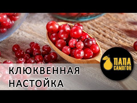 Видео: Клюквенная настойка на самогоне в домашних условиях пошагово. Клюковка - настойка на клюкве.