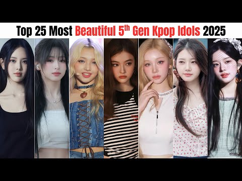 Видео: 25 самых красивых айдолов K-pop пятого поколения 2025 года 💖