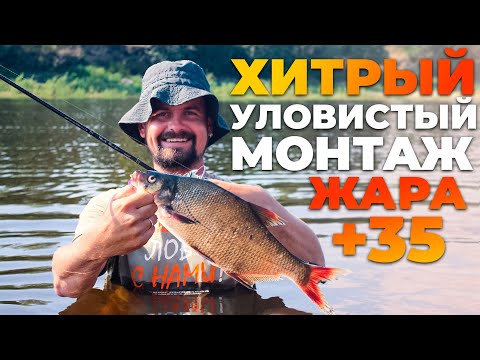 Видео: РЫБАЛКА В ЖАРУ на окуня / ХИТРЫЙ МОНТАЖ / Отводной поводок на окуня