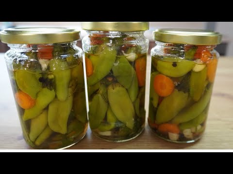 Видео: Мариновани чушки рибки, чудесна зимнина.