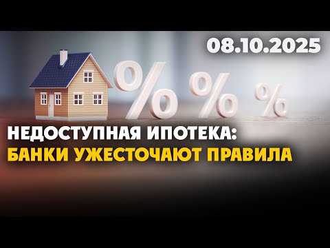 Видео: Ипотека по-новому: с 1 ноября снизят максимальную ставку по жилищным займам до 20% | 08.10.2025