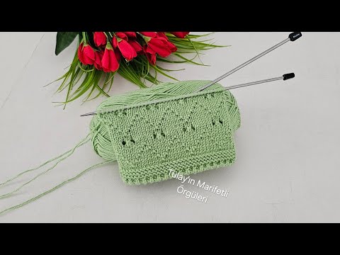 Видео: Удивительный🧶Простой узор для вязания жилета, кардигана, свитера и одеяла