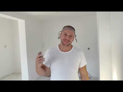 Видео: Как да спестим пари от скъп жираф! Шлайфане шкурене на стени и тавани от гипсокартон #design #жираф