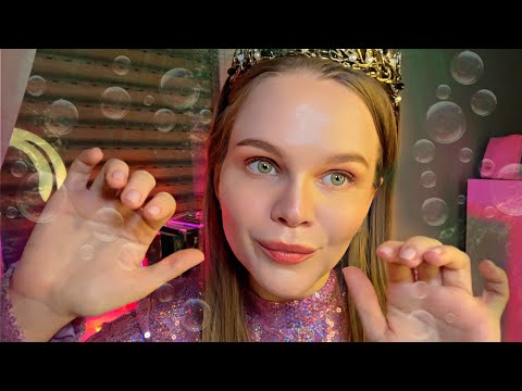 Видео: Асмр | Водный Салон Сна {Пузырьки, Много Звуков Рта , Fish Bowl Effect }