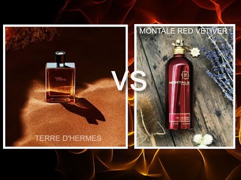 Видео: MONTALE RED VETIVER вплотную с HERMES TERRE D'HERMES /обзор-сравнение парфюмов