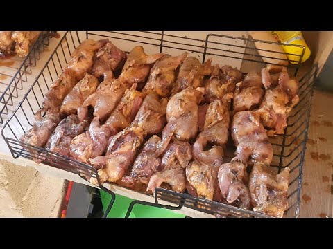 Видео: Охота на перепела - перепел на мангале.