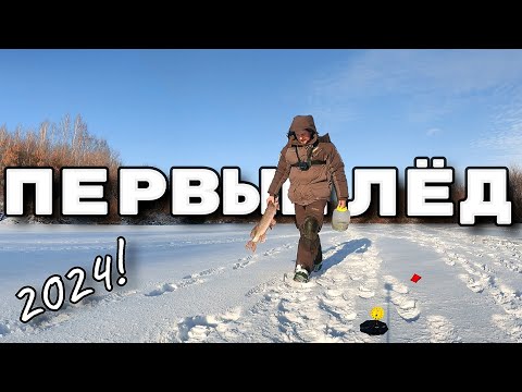 Видео: Первый лёд 2024! Жор щуки на жерлицы!