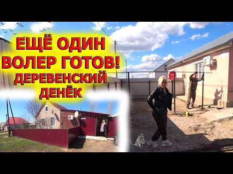 Видео: Сделали вольер для Гризли, деревенские будни Сергея и Ренаты