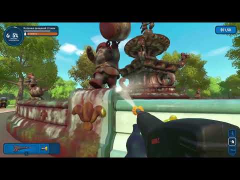 Видео: PowerWash Simulator Фонтан с гномами 54 серия 1 часть