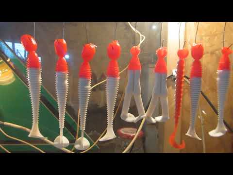 Видео: Изготовление ДВУХЦВЕТНЫХ силиконовых приманок