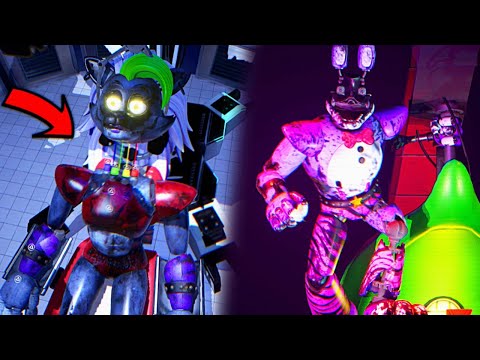 Видео: ПОЧИНИЛ РОКСИ и УНИЧТОЖИЛ БОННИ без ЛИЦА 😱 FNAF Security Breach Обновление + Мод