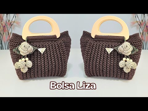Видео: ВЯЗАННАЯ КРЮЧКОМ СУМКА НА ПОДКЛАДКЕ СУПЕР ЭЛЕГАНТНАЯ РЕЛЬЕФНАЯ СТРОЧКА