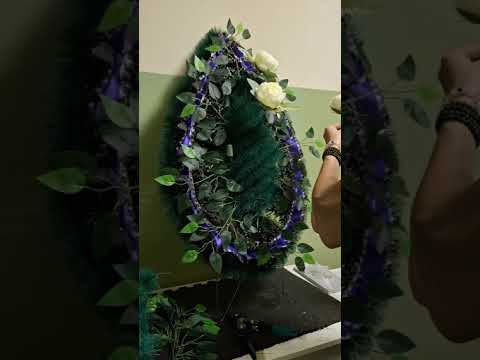 Видео: Мастер-класс венка "Капля" # 3 высота 1метр