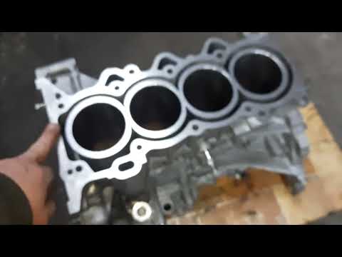 Видео: Тойота приус,20,1NZ-FXE, расточили блок на 0,50 под поршни 2NZ-FE,ч2