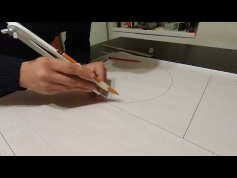 Видео: Как начертить развертку усечённого цилиндра для выкройки баллона  надувной лодки