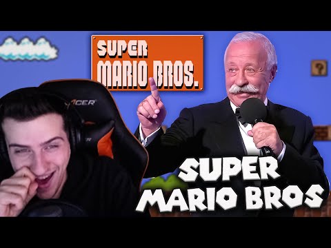 Видео: Hellyeahplay смотрит: Леонид Якубович в игре МАРИО (WORLD 1-1)