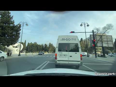 Видео: Сумгаит, Азербайджан Разрешение 4K - Вождение в центре города
