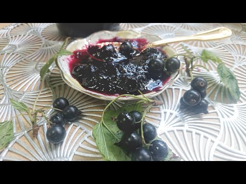 Видео: Как приготовить варенье желе из черной смородины за 5 минут. Эп.№226