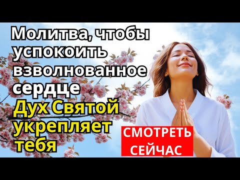 Видео: Молитва для успокоения беспокойного и скорбящего сердца   Святой Дух