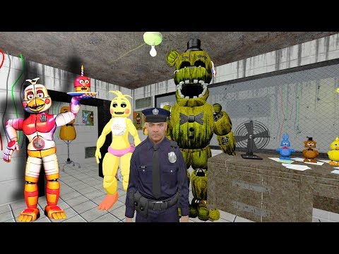 Видео: АНИМАТРОНИКИ ПУГАЮТ ОХРАННИКА FNAF 3 ► Garry's Mod