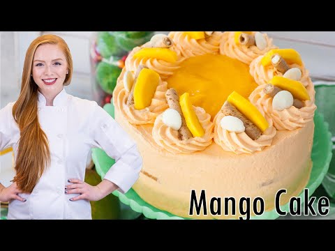 Видео: УДИВИТЕЛЬНЫЙ манговый торт с манговой глазурью из НАСТОЯЩЕГО манго!! Просто и вкусно!