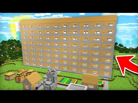 Видео: ОТКУДА В НАШЕЙ ДЕРЕВНЕ СТЕНА ИЗ ДОМОВ В МАЙНКРАФТ | Компот Minecraft