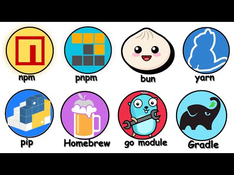 Видео: Объяснение каждого менеджера пакетов за 8 минут. #кодирование #веб-разработка