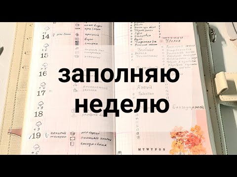 Видео: планирование недели в спокойной атмосфере-присоединяйтесь! ежедневник, sterling ink, VDS