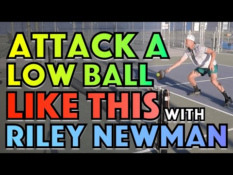 Видео: Стратегия №1 в пиклболе для атаки из-под сетки с Райли Ньюманом