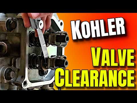 Видео: Регулировка зазоров клапанов двигателя Kohler (V-Twin Courage, серия 7000 и другие)