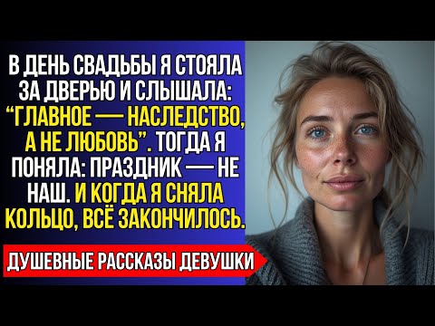 Видео: В ДЕНЬ СВАДЬБЫ Я УСЛЫШАЛА, ЧТО МУЖ ЖЕНИТСЯ РАДИ НАСЛЕДСТВА. НО КОГДА Я СНЯЛА КОЛЬЦО — ОН ПОТЕРЯЛ ВСЁ